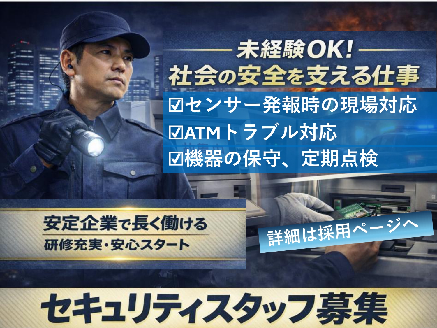 北海道本部（全国転勤あり）の正社員 設備保全/メンテナンス メンテナンスの求人情報イメージ1
